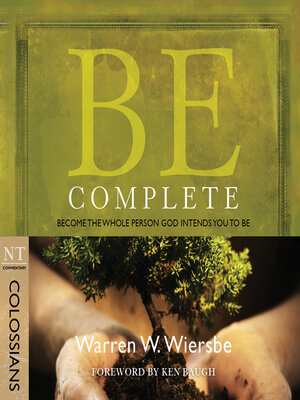 cover image of Be Complete (Colossians)